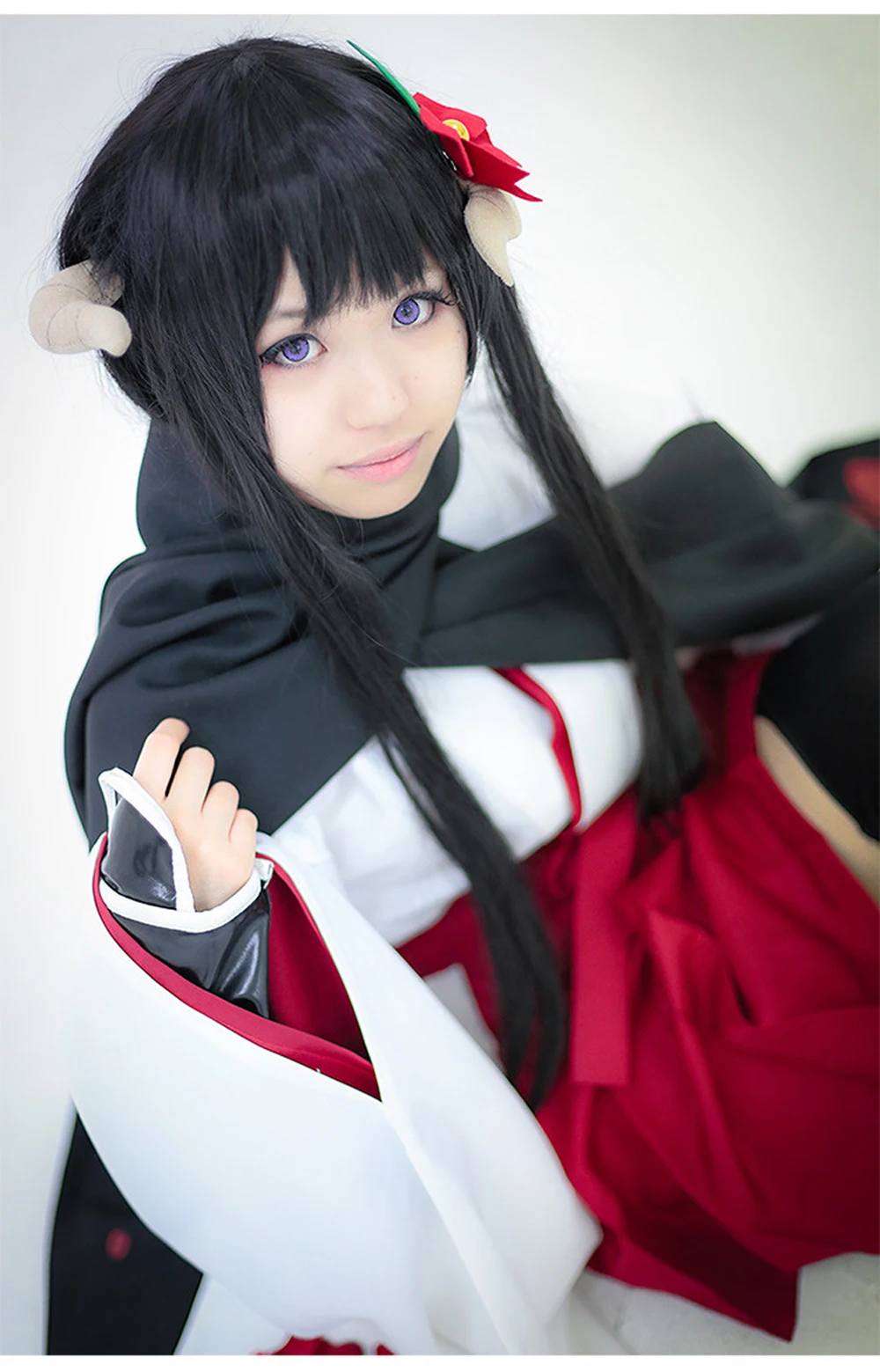 ЛИВА девушка Горячая Аниме Inu x Boku SS Shirakiin Ririchiyo косплей костюм парик Полный комплект