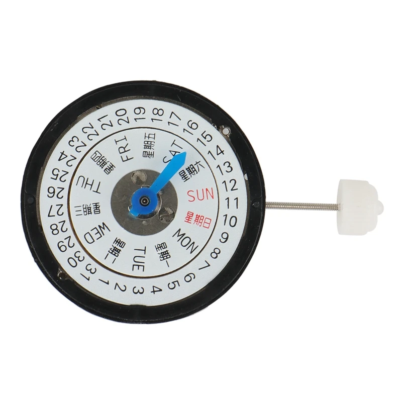 

NH36 Accuracy Automatic Watch Movement Black/White Date Day Wheel Wristwatch Replacement For Seiko NH36 Movement
