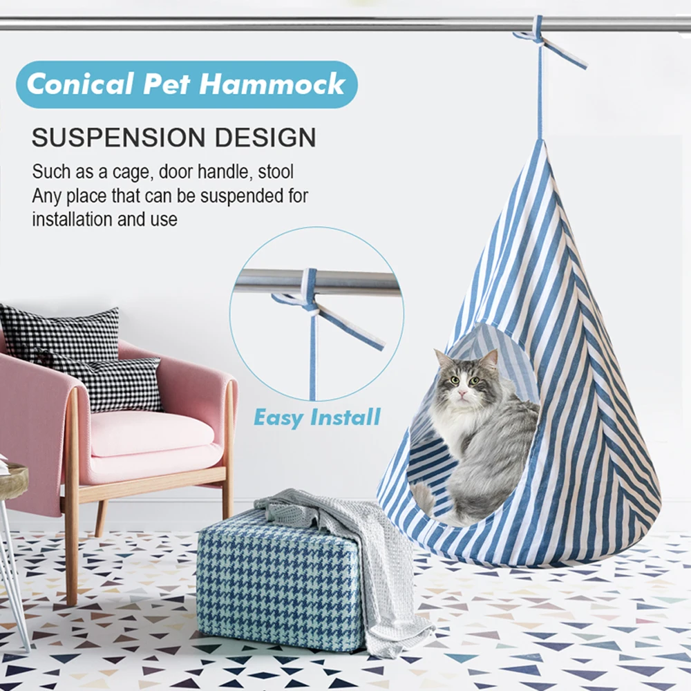 домик для кошки подвесная палатка дышащая кошка пещера кровать кошек льняная