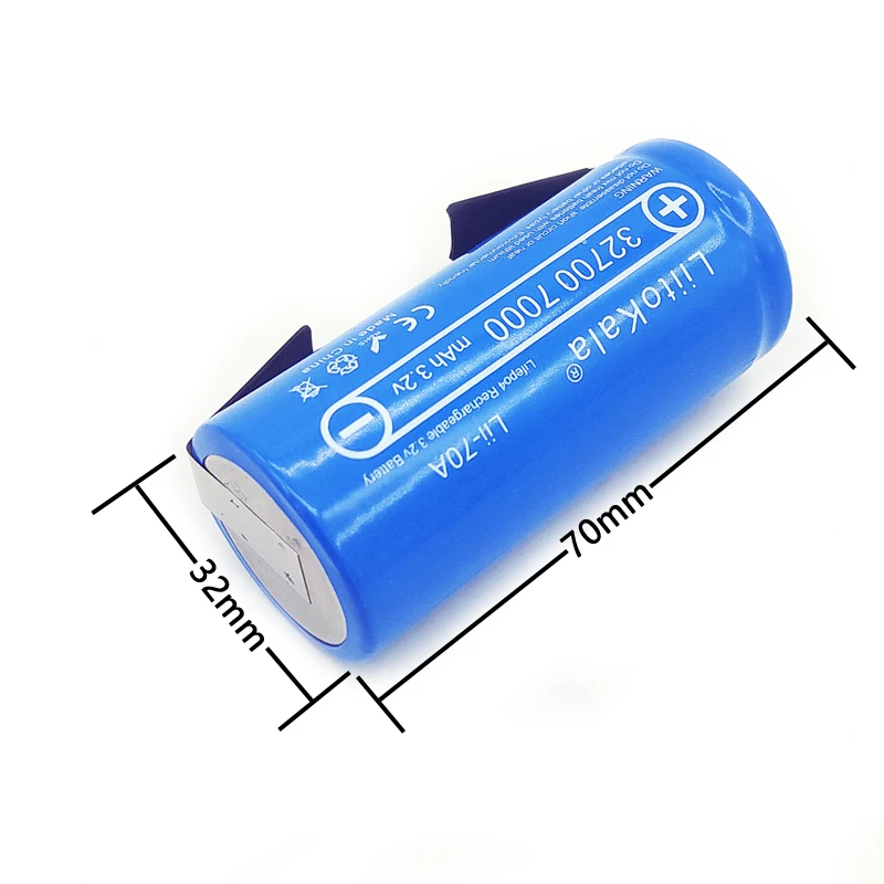 LiitoKala lii-70A LiFePo4 7000 mAh 3,2 V литий-железо-фосфат 32700 аккумуляторная батарея никелевая пластина DIY