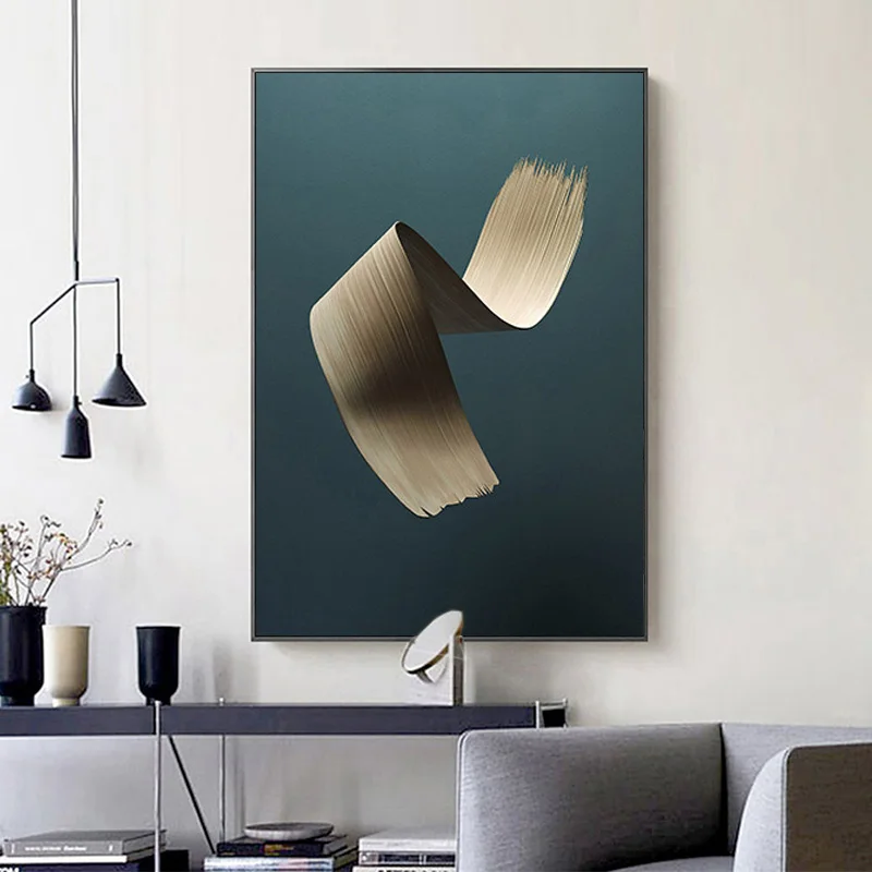 Постеры и принты в скандинавском стиле винтажные абстрактные линии Картина на