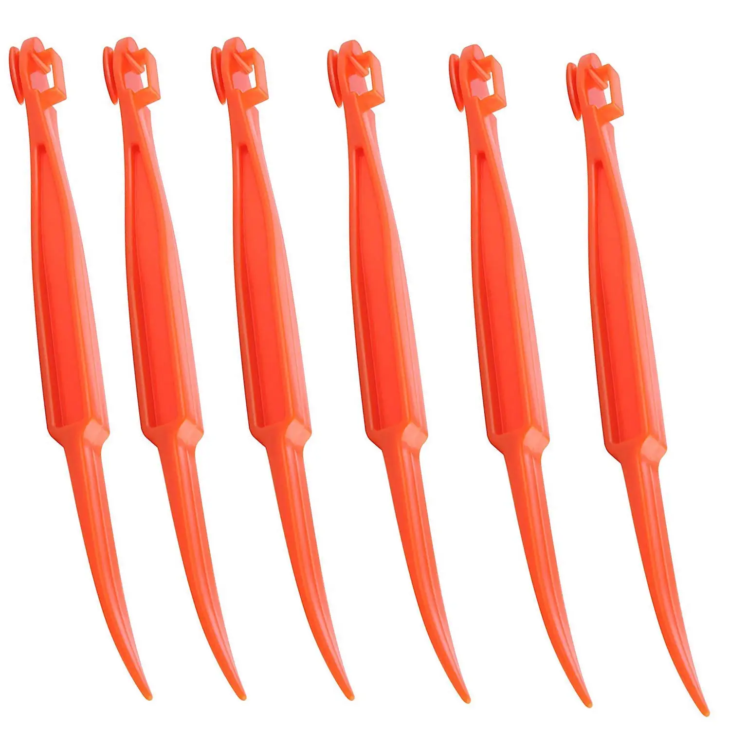 

Quality 6PCS Easy Orange Citrus Peeler in Bright Orange Color Kitchen Tool