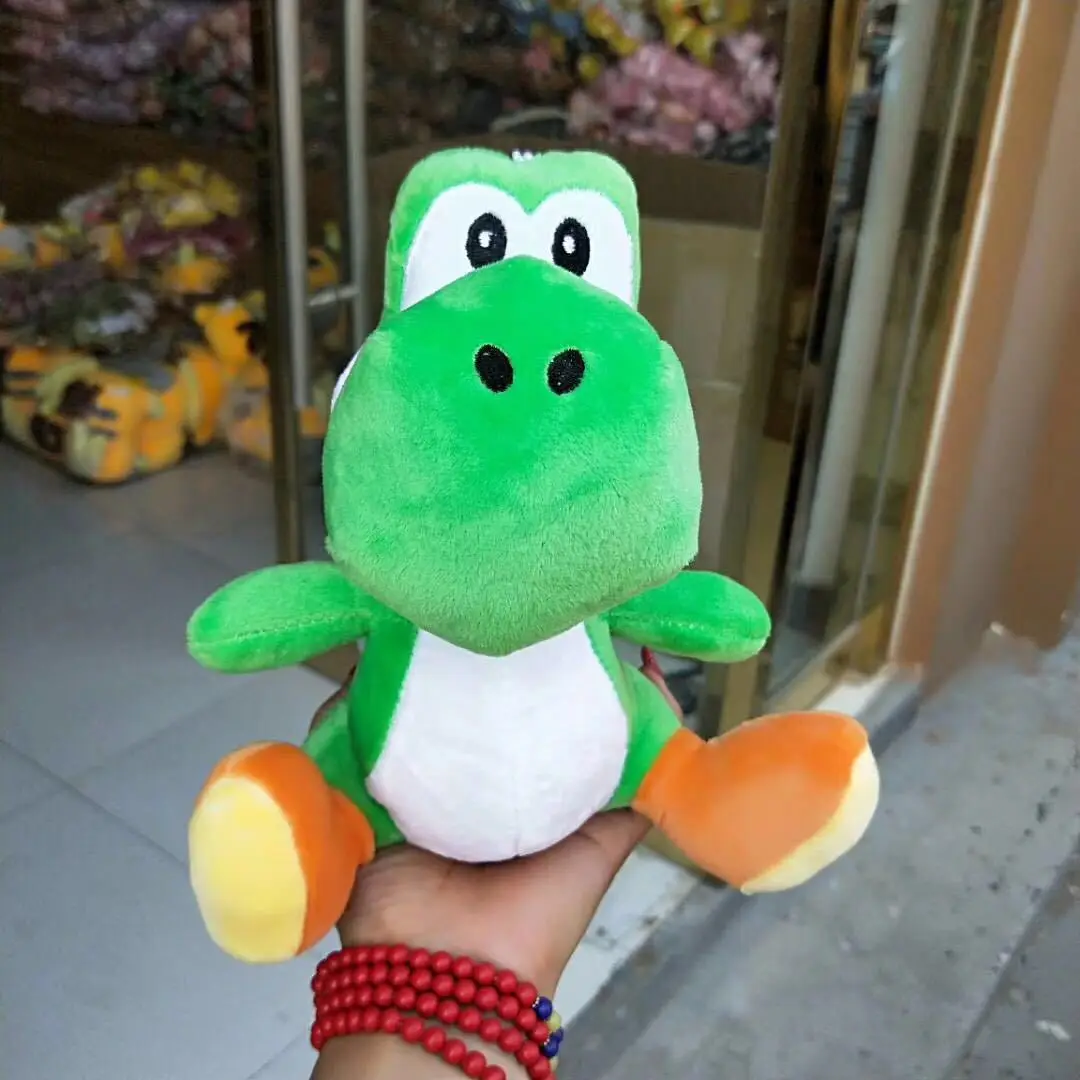 25/35/50 см Super Mario Bros постоянный yoshi дракон плюшевые куклы игрушки Фаршированные Мягкие Йоши Peluche Детская подарки на день рождения; - Цвет: 25cm green