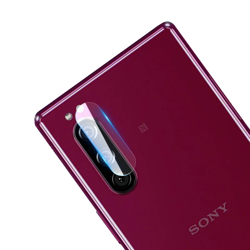 Задняя крышка для объектива камеры из мягкого закаленного стекла SONY Xperia 5 1 10 Plus XZ3