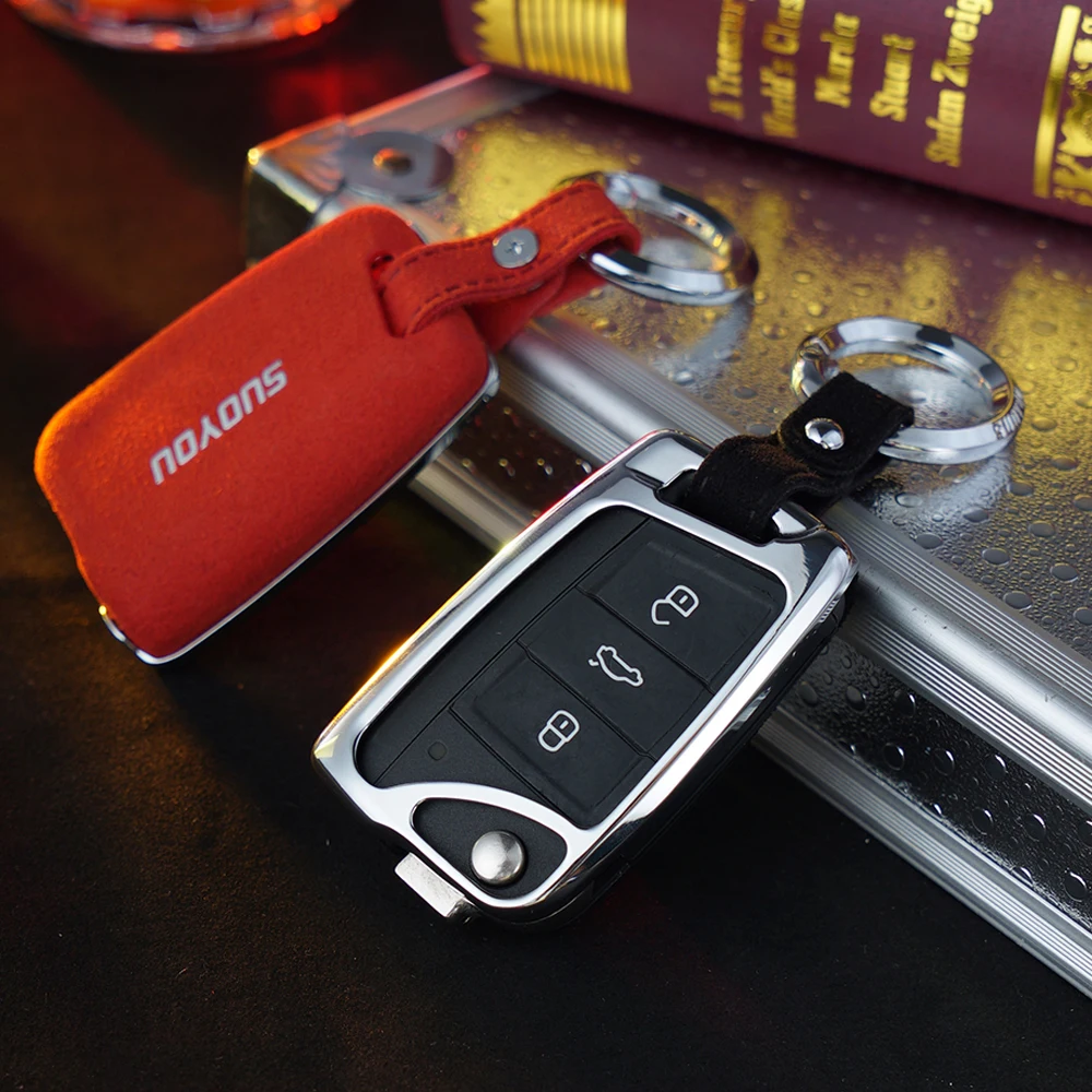 Высококачественный чехол для автомобильного ключа с 3 кнопками складной Volkswagen VW