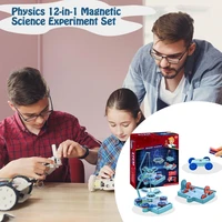 12 in 1 magnetic science experiment kit magnetic levitation toys parent child interactive scientific education interesting toy