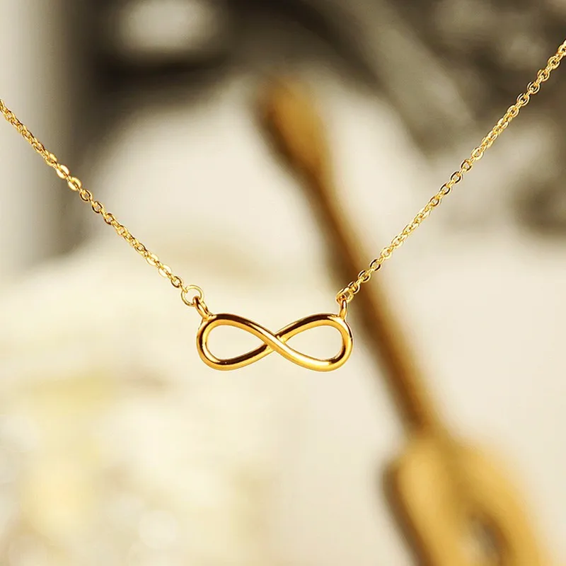 V Attract Commitment Jewelry infinity Choker Necklace Wedding Bridesmaid Gift Fashion Simple Statement Kolye|statement necklace|necklace