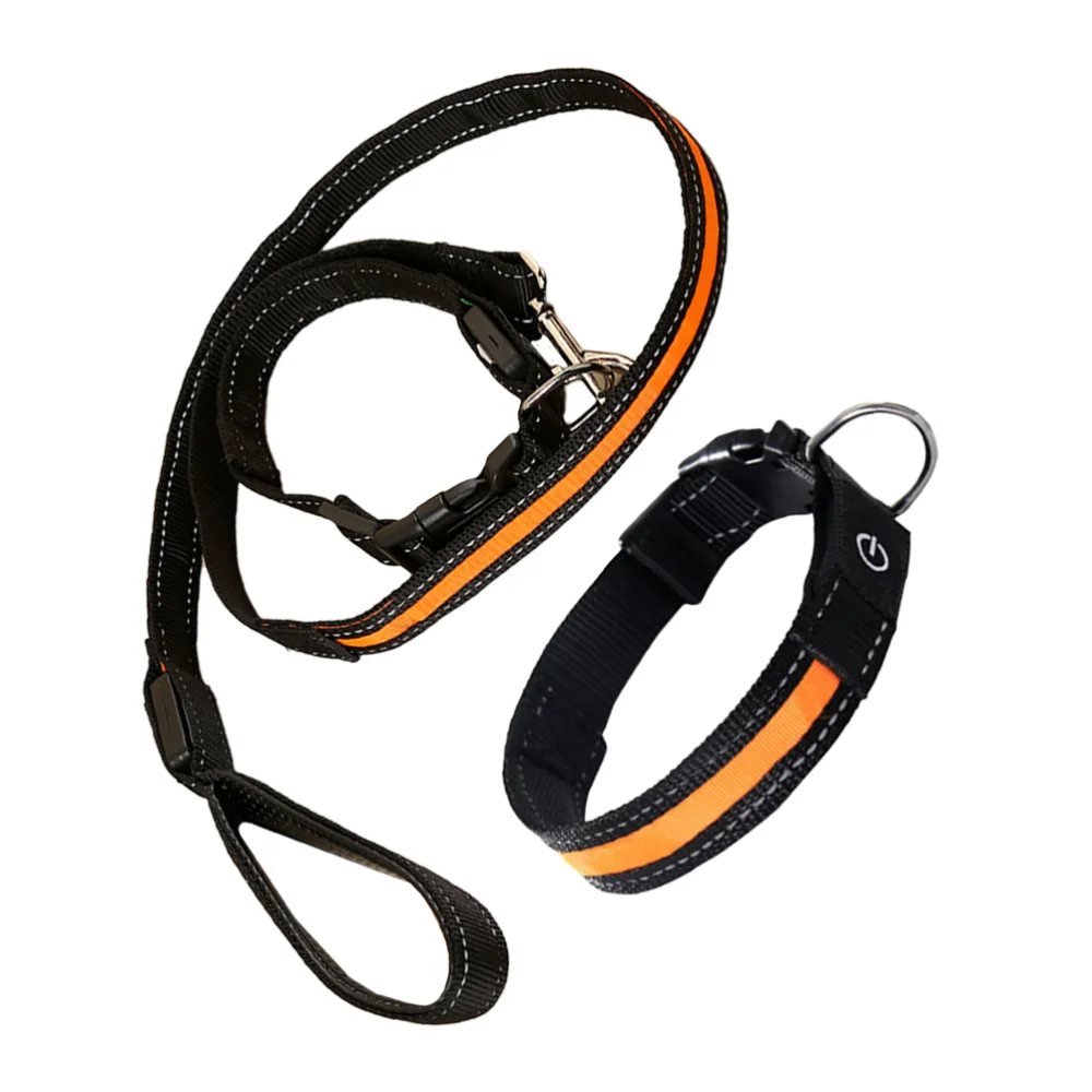 

Nylon LED Glowing Pet Leash Luminous Dog Leash Durable Pet Dog Traction Rope