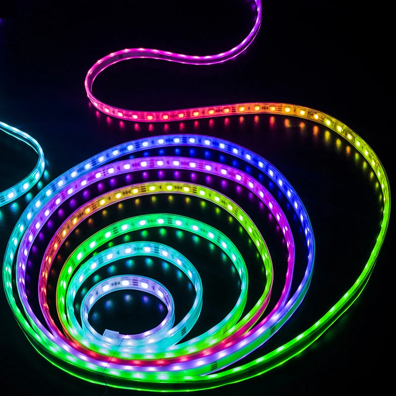 Светодиодная лента 2811 5050 RGB 12 В WS2811 IC 30 светодиодов/м пикселей программируемый