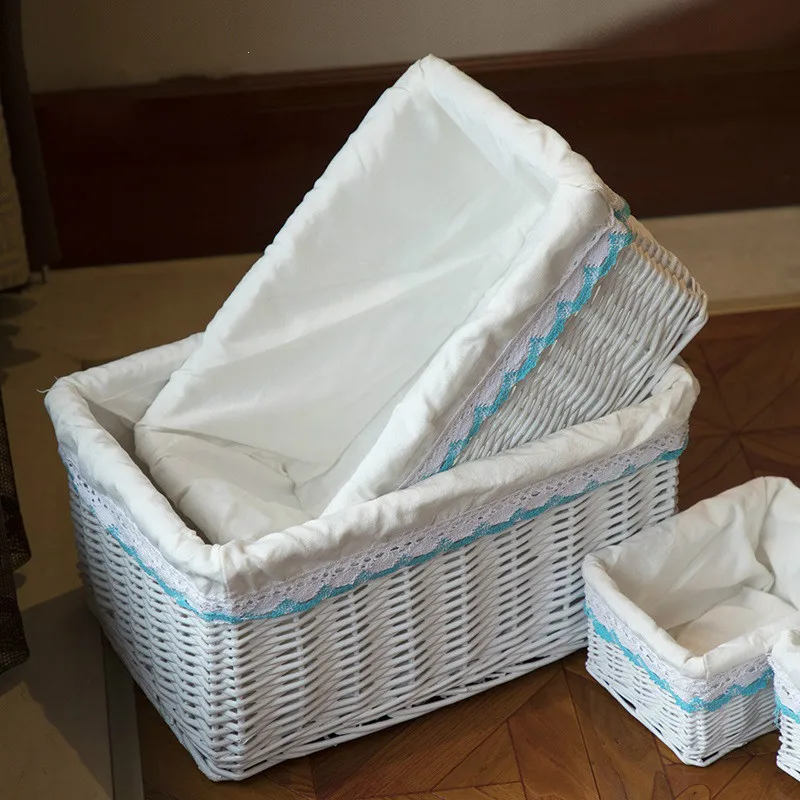 

Rattan Storage Basket Home Decoration Desktop Storage Box Storage Basket Storage Box Clothing Basket