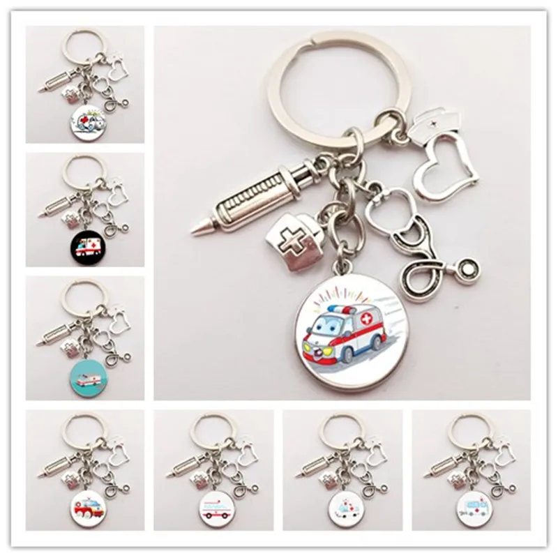 Модный красивый ангел звонок значок шаблона брелок мини медицинская модель