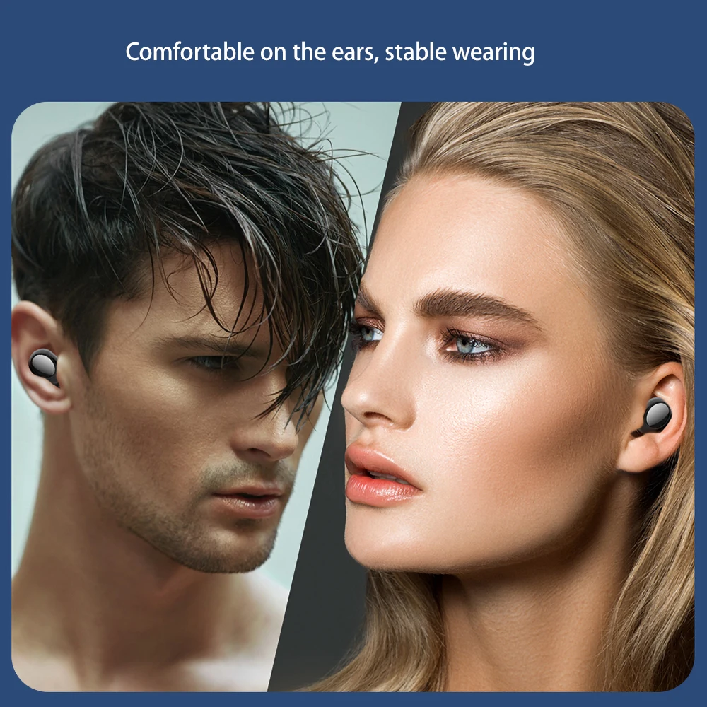 TWS беспроводные наушники Bluetooth 5 0 со светодиодным дисплесветодиодный и сенсорным