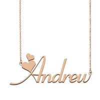 andrew name necklace custom name necklace for women girls best friends birthday wedding christmas mother days gift
