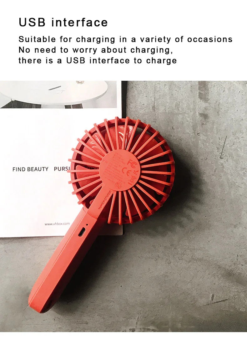 Usb Mini Fold Electric Portable Fans Containing Small Fans Originalities Small Electrical Ventilator Desktop