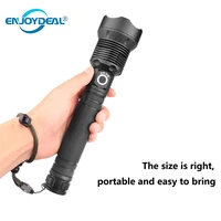 2000lm powerful xhp70 flashlight usb rechargeable waterproof telescopic zoom emergency torch 3mode lamp for camping fishing