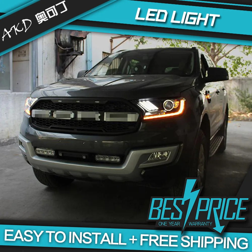 АКД автомобилей Стайлинг поперечная балка для Ford Ranger Everest 2015 2018 Mustang фары