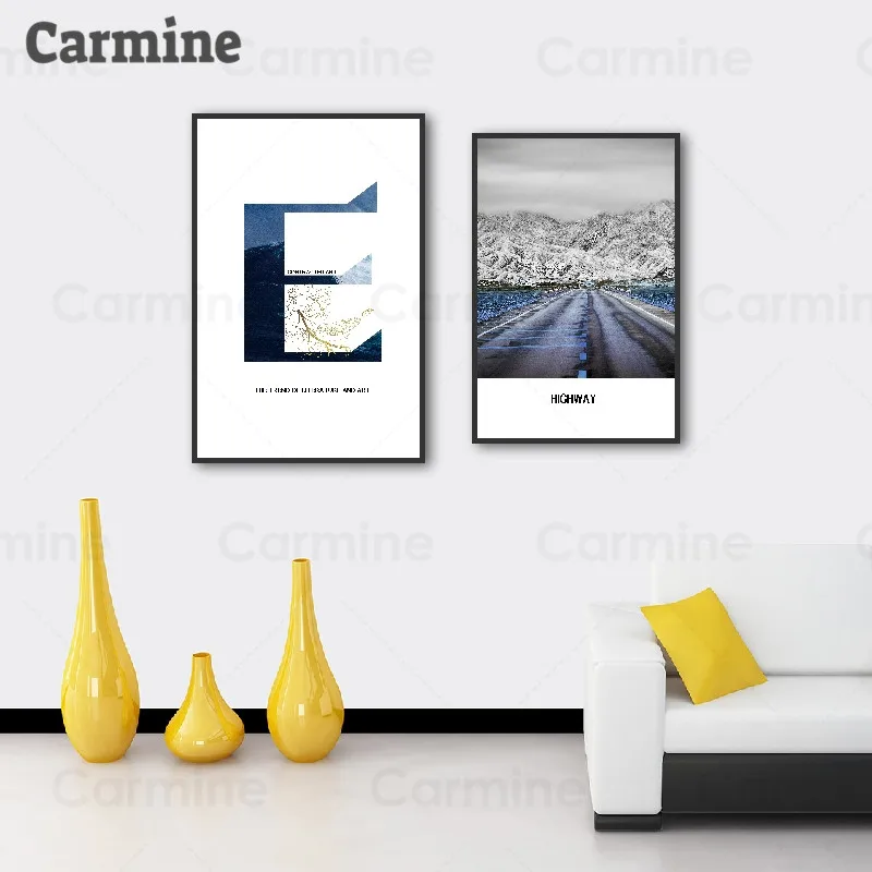 Животное Зебра настенная живопись буквы и художественные слова Картина на