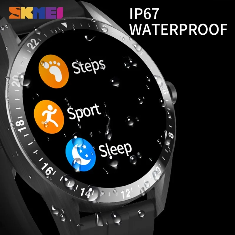 Смарт часы SKMEI уровень кислорода в крови монитор сердечного ритма телефонный
