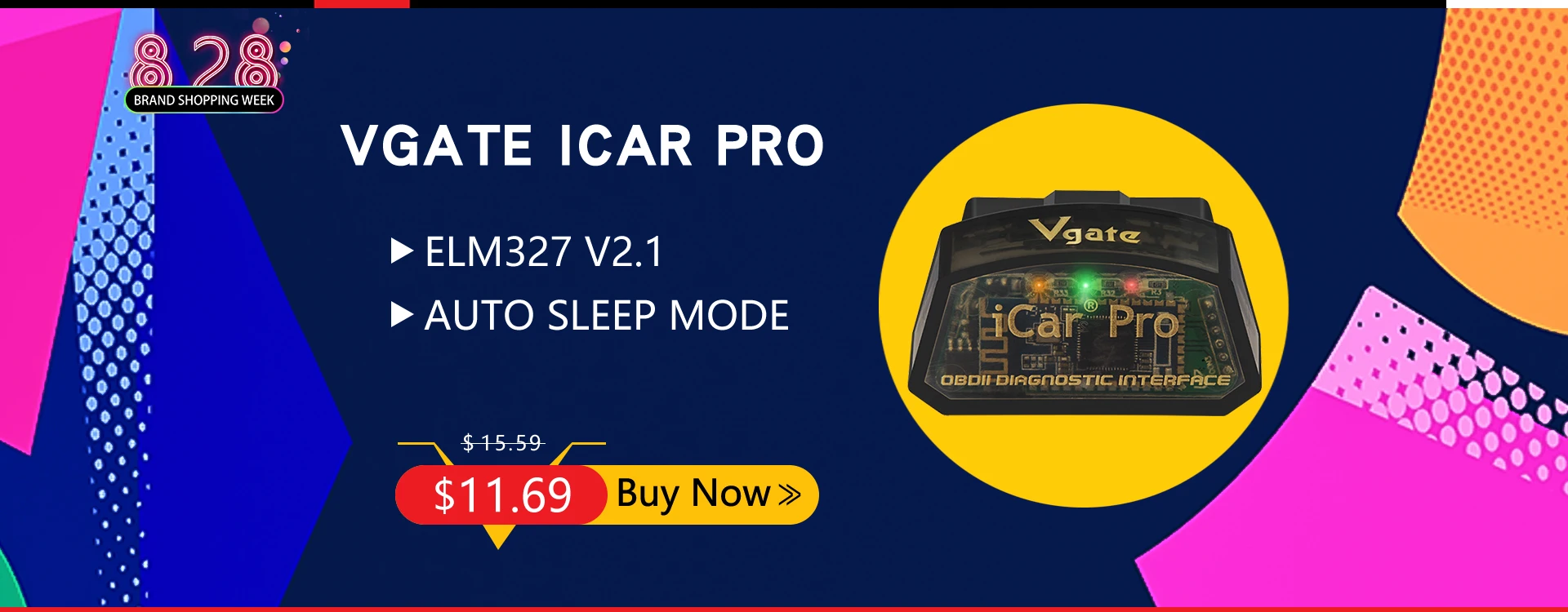 Vgate iCar2 ELM 327 v2.1 obd2 сканер wifi адаптер для диагностики автомобиля для IOS/android obd odb2 диагностический инструмент PK elm327 v1.5