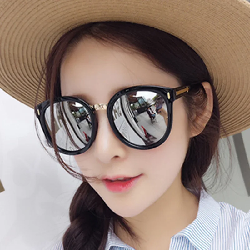 

Polarized Women Sunglasses Mirror Oversized Sun Glasses for Female 2019 Brand Designer Large Face Decoration Fashion Elegant