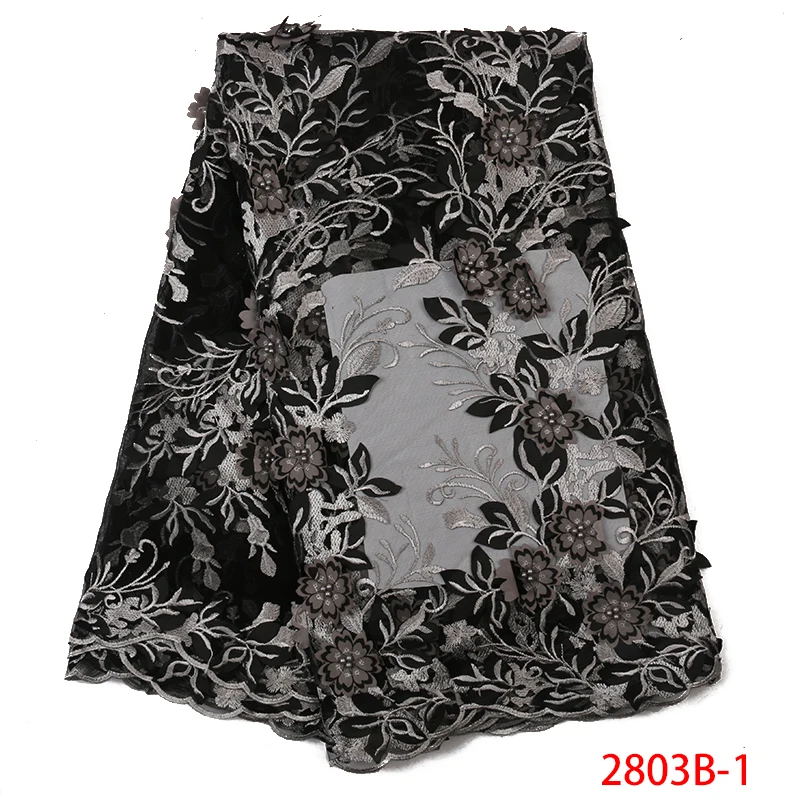 Французская кружевная ткань 3D кружевные аппликации Высококачественная