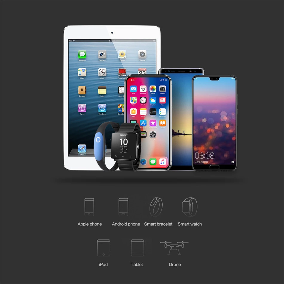ROCK Mini 10000 мАч портативное ультратонкое полимерное зарядное устройство для iPhone 11 Pro XR Xiaomi MI9 huawei P30 mate 30