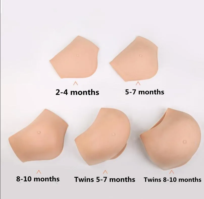 Силиконовые подушечки для беременных Реалистичный дизайн с отверстиями 2020|Топы|