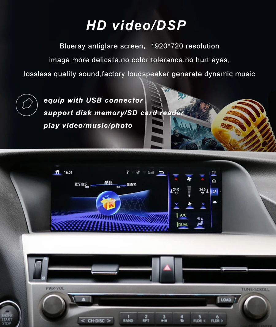 Автомобильная Автомагнитола Android 9 0 мультимедийный Головной блок для Lexus ES 240 250 300