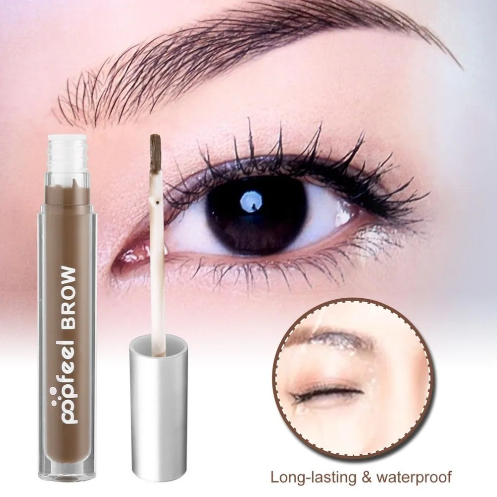POPFEEL профессиональная Тушь для бровей крем водостойкий стойкий гель окрашивания