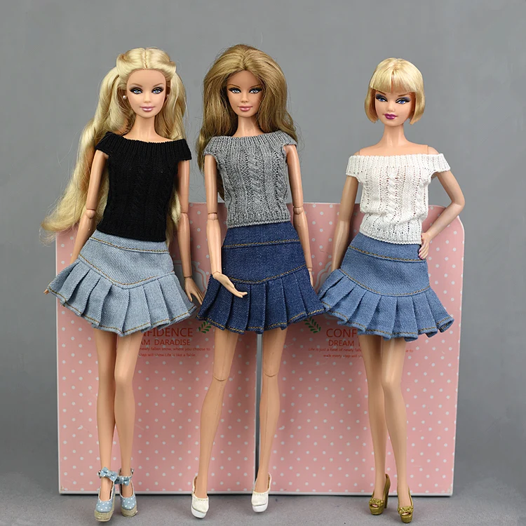 1 шт. юбка ручной работы Одежда для Барби Blyth 1/6 BJD платья Аксессуары кукол подарок