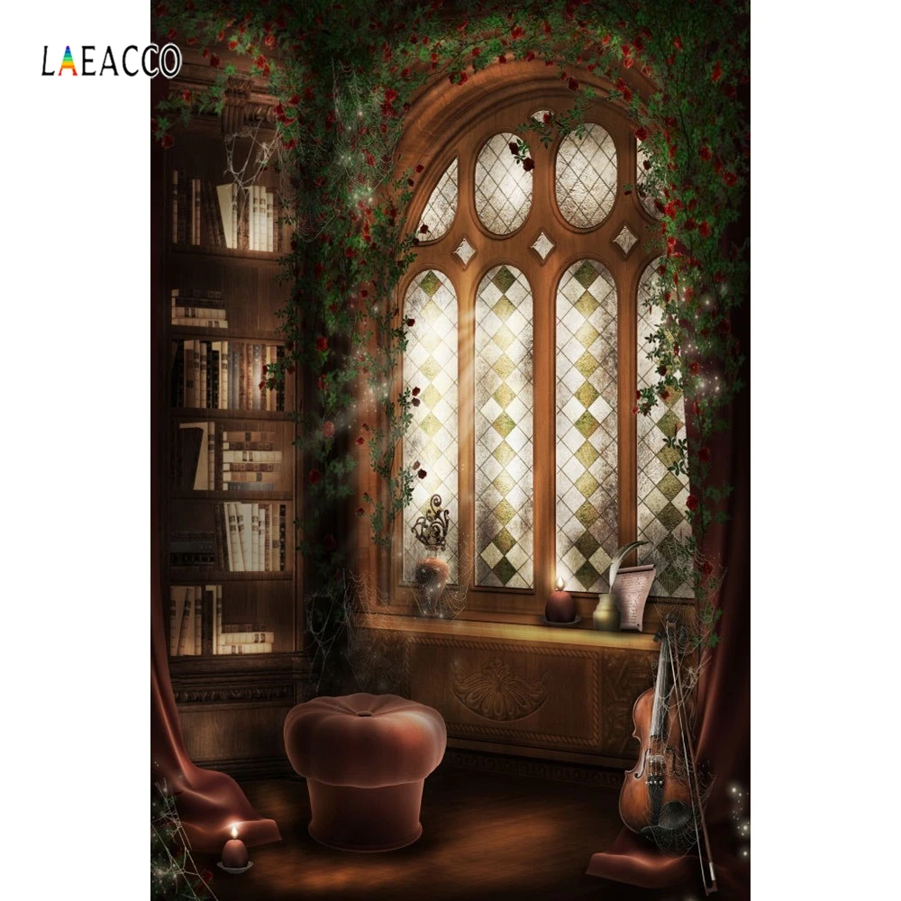 Laeacco винтажный фон для детской фотосъемки с книжной полкой на заказ для студийной фотосъемки