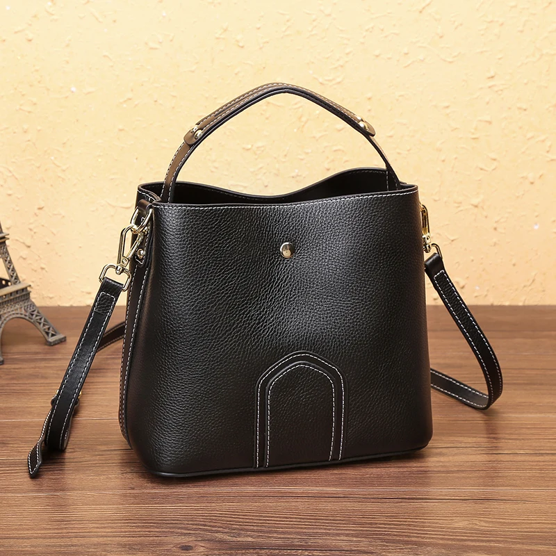 Высококачественные сумки ведро из натуральной кожи роскошные дизайнерские