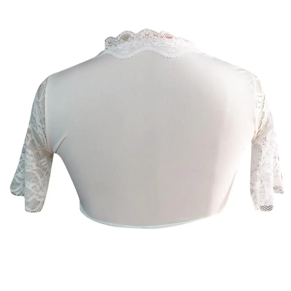 

Women's Elegant Dirndl Blouse Black Dirndl Blouse Lace Blouse For Oktoberfest blusas mujer de moda 2019 32