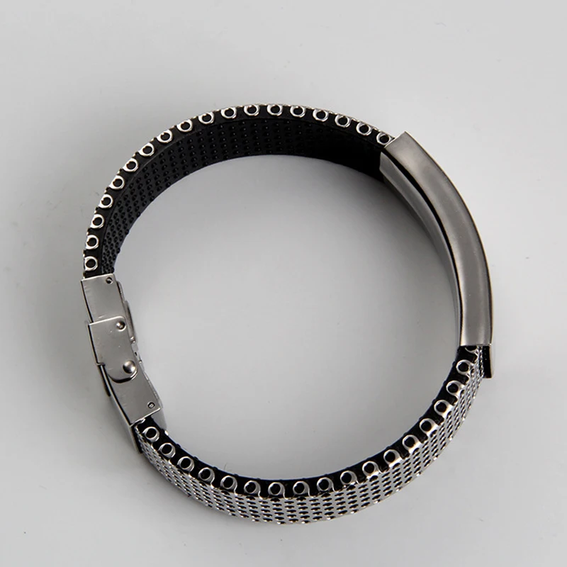 Новый дизайн мужской титановый браслет из нержавеющей стали браслеты дружбы