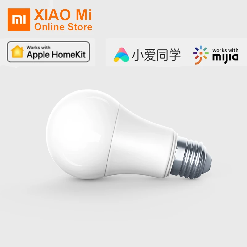 New Xiaomi Aqara Zigbee Smart White Color LED Bulb 9W E27 2700K-6500K 806lum Smart Light Work with MI Home App