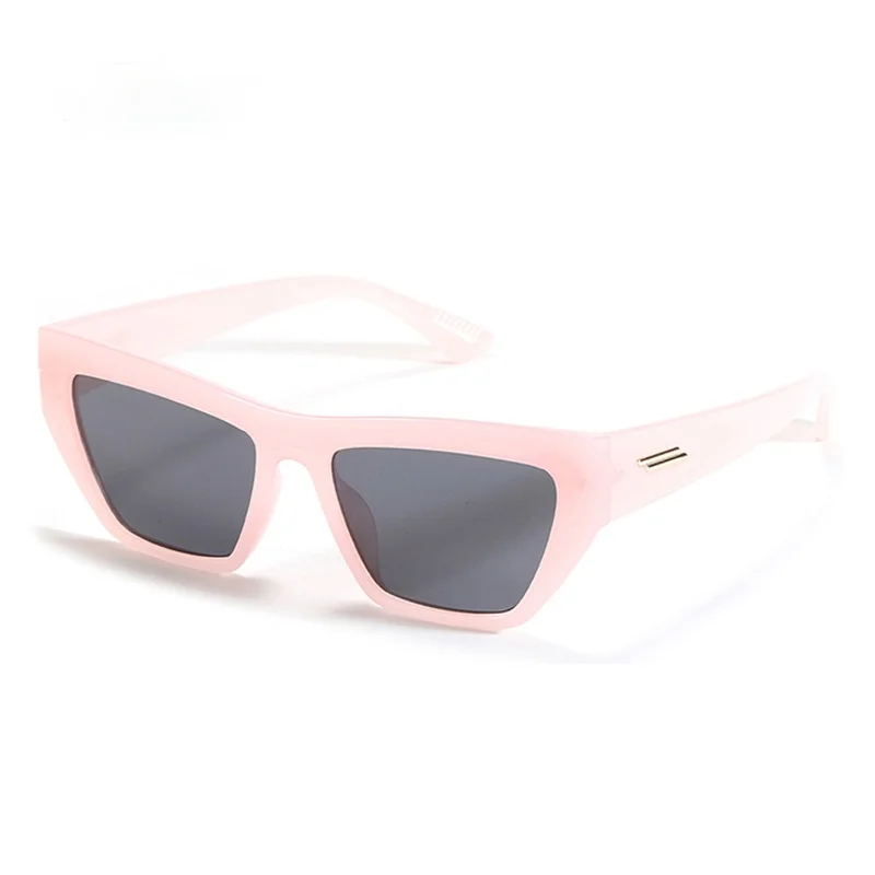 

Fashion Cat Eye Sunglasses Women Vintage Jelly Pink Orange Eyewear Trending Men Shades UV400 Sun Glasses