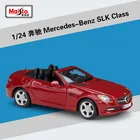 Автомобиль Maisto класса Mercedes-Benz SLK 1:24, модифицированная модель автомобиля из сплава, коллекционная Подарочная игрушка