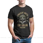 Футболка Gulag Warzone мужская с принтом холодной войны, Классическая хлопковая рубашка с рисунком трески, с графическим дизайном в стиле панк, уличная одежда