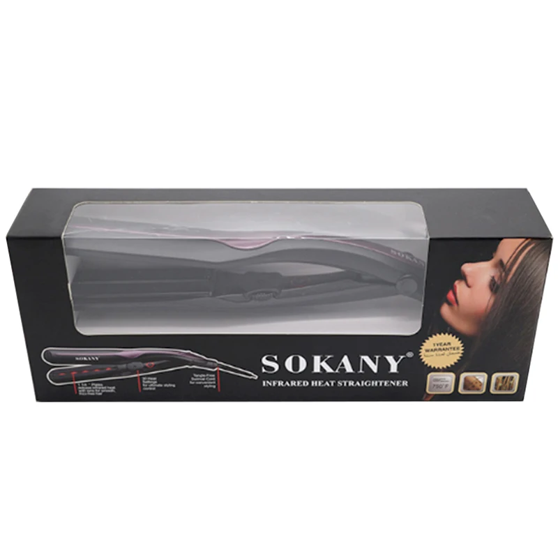 

Max infrared flat iron professional hair straightener ceramic coating plate salon tools hair straightening
