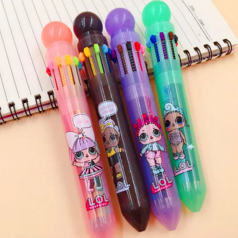 36 шт./корт. Креативные кавайные забавные мультяшные 10 цветов короткая и толстая