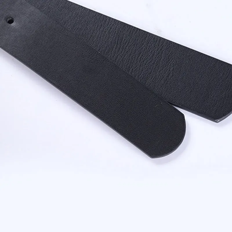

PU Leather Vintage Punk Belt Geometric Square Pin Buckle Female Decorative Black Belt Jeans Casual Waistband Gold Silver Buckle