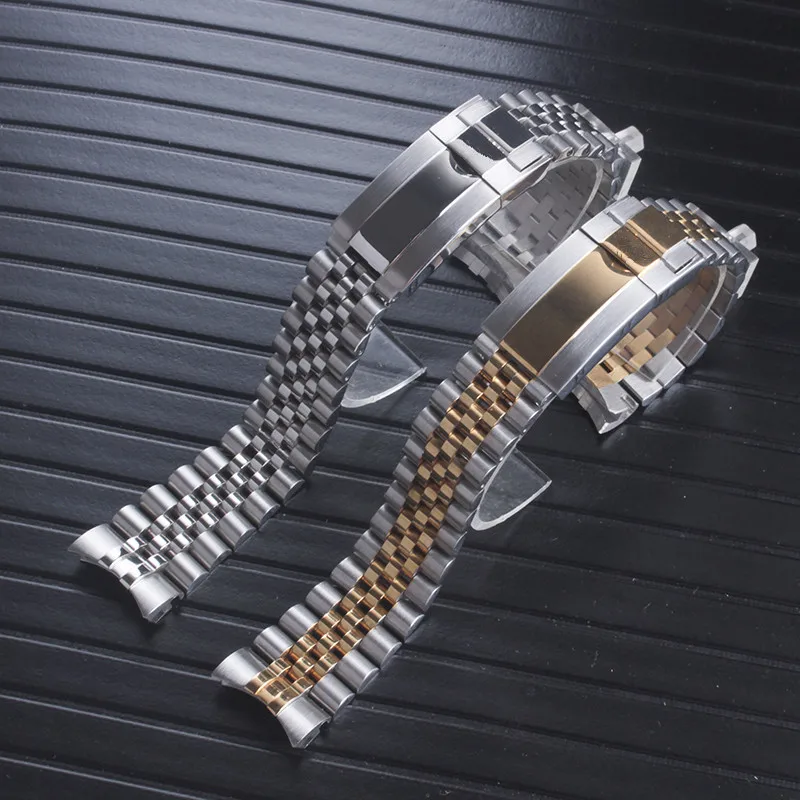 20 мм Твердый браслет из нержавеющей стали ремешок для наручных часов datejust |