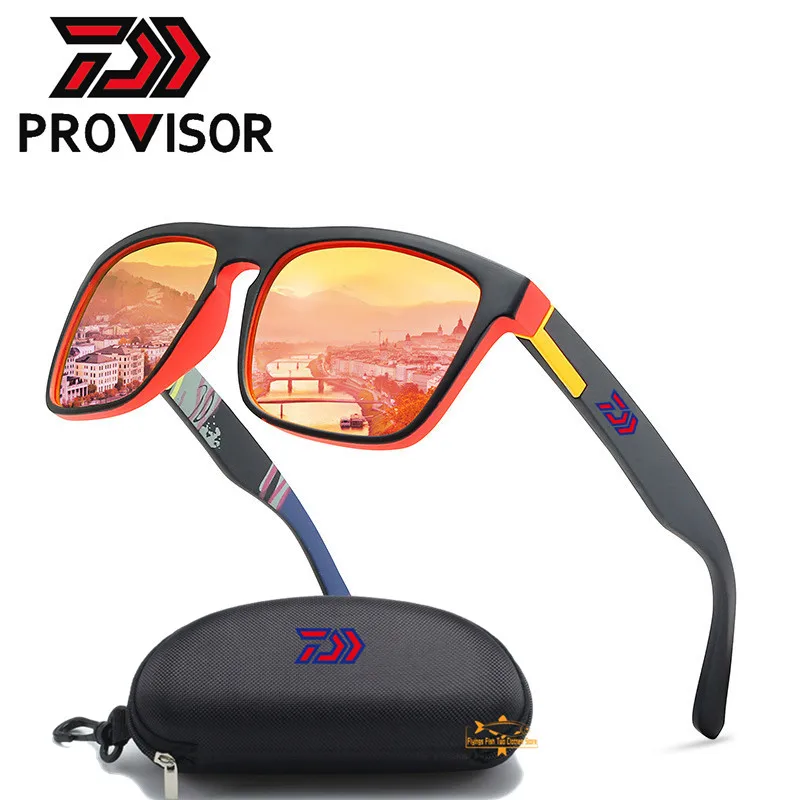 

Мужские велосипедные очки Daiwa, очки для рыбалки, альпинизма, защита от ультрафиолета, классические поляризационные солнцезащитные очки для ...