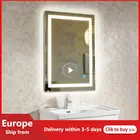 Современный светодиодный настенный светильник для ванной комнаты, зеркала для туалетного столика, настенный светильник для промышленной спальни, макияжа, водонепроницаемый светильник из нержавеющей стали HWC