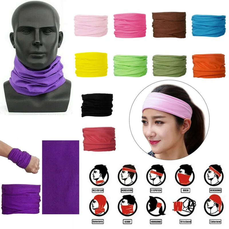 

Unisex Man Women Head Face Neck Gaiter Tube Beanie Scarf Bandana Sports Outdoor Dustproof