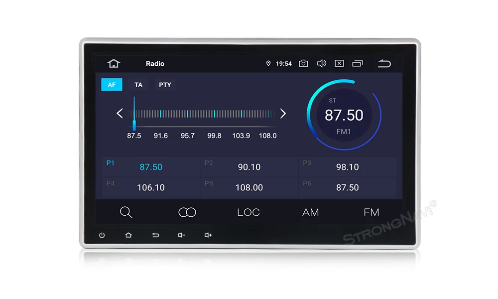 Ips DSP 1din 4+ 64G Android 9,0 автомобильный мультимедийный плеер стерео радио для 10,1 дюймов Универсальный gps навигация wifi BT