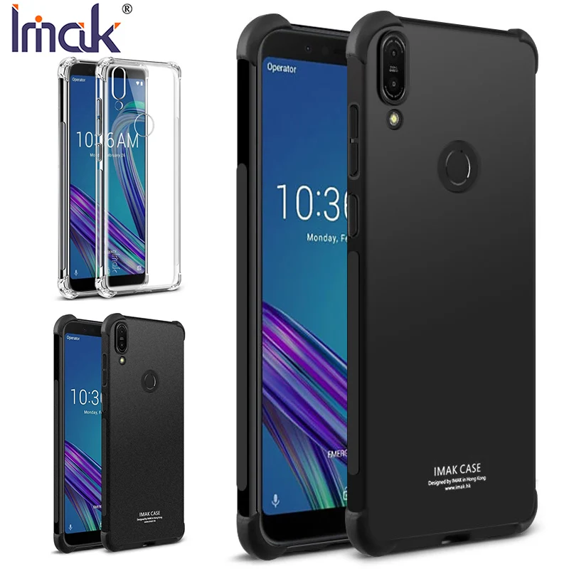 IMAK углы чехол с "воздушной подушкой" для Asus Zenfone 6 Max Pro M1 M2 ZB601KL/ZB602KL/ZB633KL/ZB631KL/ZS630KL мягкая ТПУ Матовая силиконовая крышка