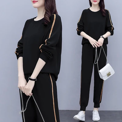 Костюм спортивный женский Повседневный из 2 предметов корейский стиль комплект