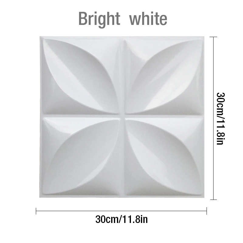 6 шт./лот 3D стерео глянцевая/матовая обои рельеф стены искусства Панель наклейки