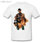 Крутая и забавная Повседневная футболка Clint Eastwood с коротким рукавом, мужские Модные футболки с круглым вырезом из 100% хлопка, футболка